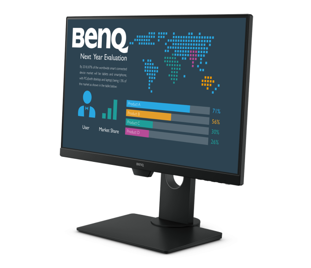 BENQ 23.8'' BL2480T 9H.LHFLA.TBE Czarny - 450738 - zdjęcie 3